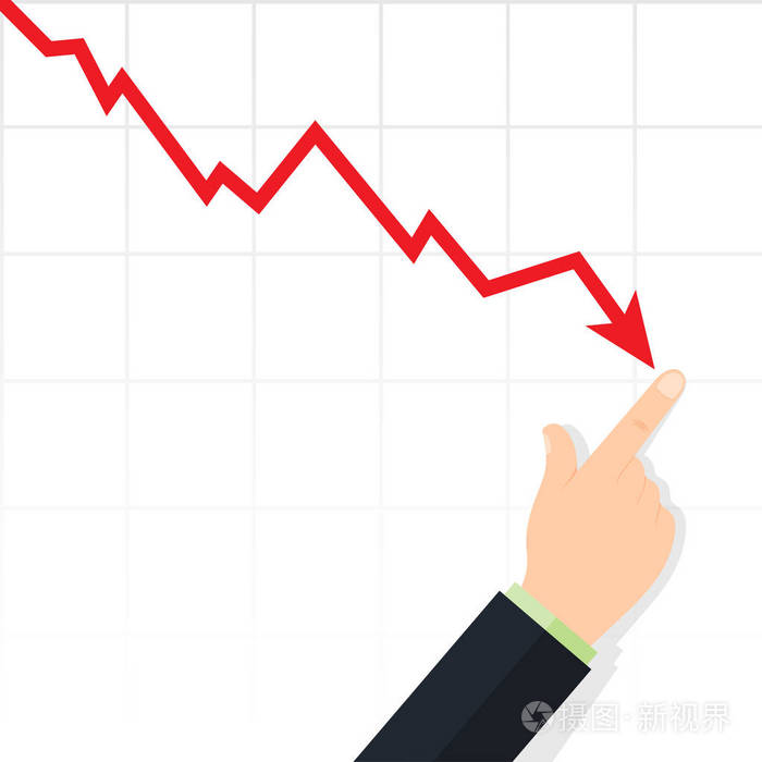 降低成本的概念.向下箭头