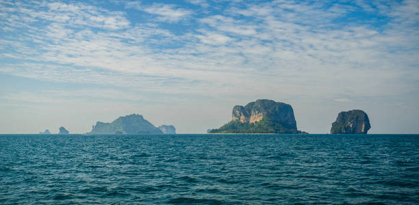 泰国克拉比的波达岛和鸡岛