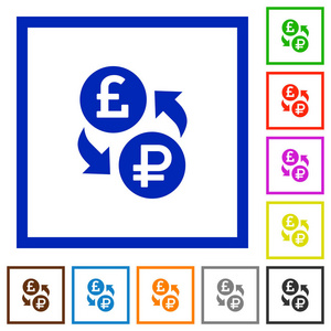 英镑卢布货币交换平面框图标