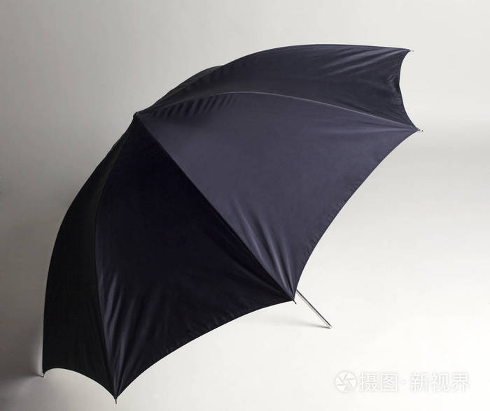 旧黑色摄影伞