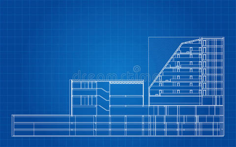 现代的房子蓝图现代酒店建筑蓝图照片