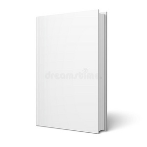 空白垂直书本模板。