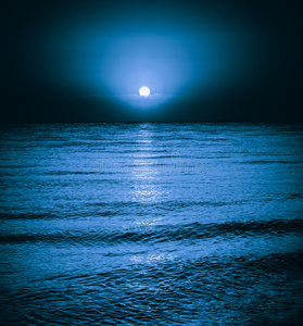 月光夜背景照片