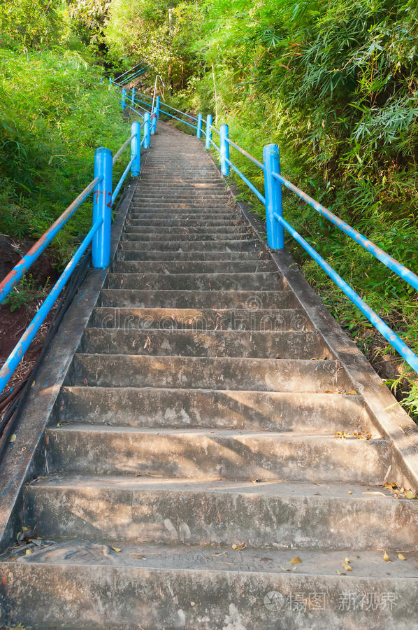 虎穴寺山顶的楼梯