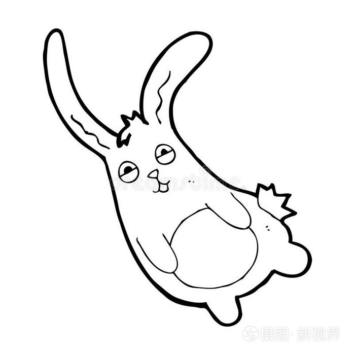 滑稽卡通兔