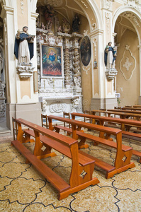 圣多梅尼科教堂。特里卡斯。普利亚。意大利。