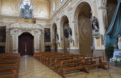 圣多梅尼科教堂。特里卡斯。普利亚。意大利。