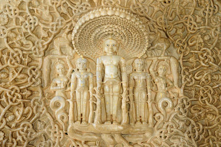 印度,拉那格普尔的耆那教寺庙,照片