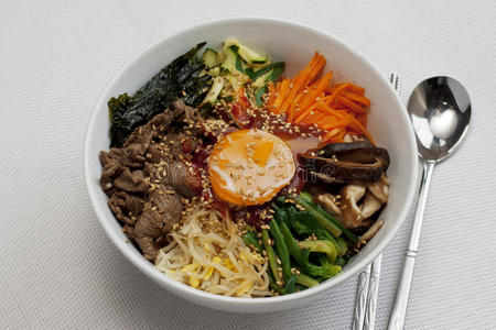 韩国杂饭照片