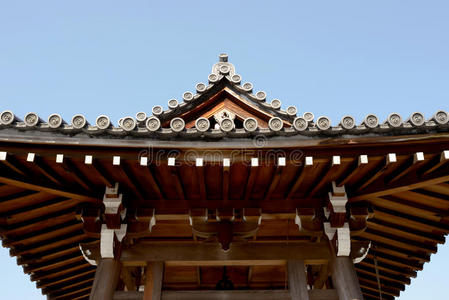 日本寺庙屋顶