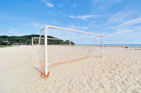 沙滩足球目标图片