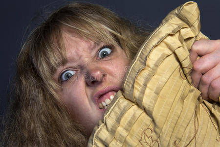 精神病妇女照片