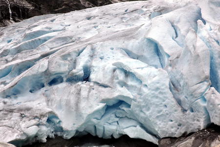 挪威，约瑟德尔斯布伦国家公园。著名的briksdalsbreen glac