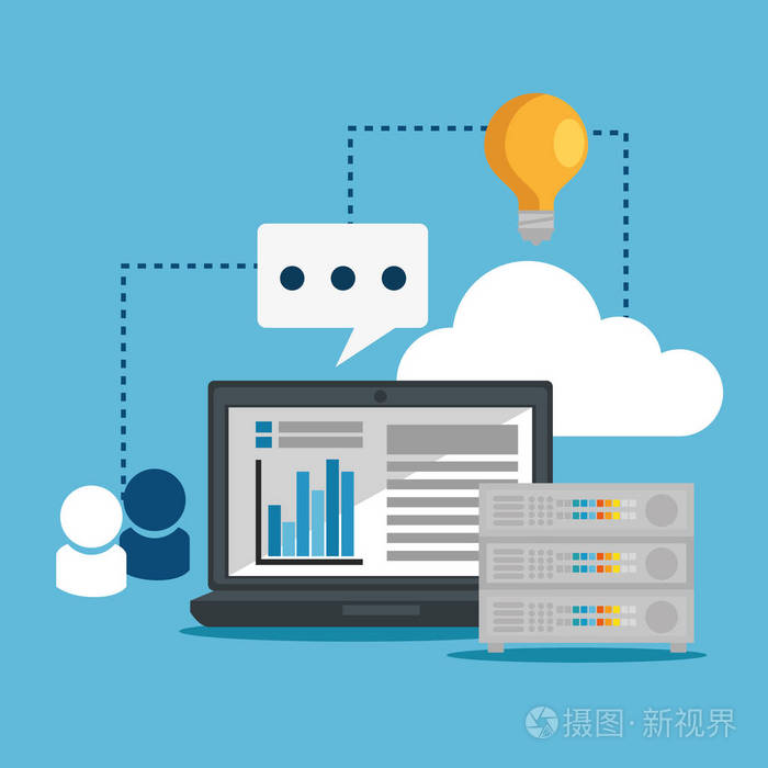 大型数据集图标