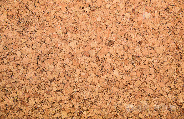 软木的纹理细节