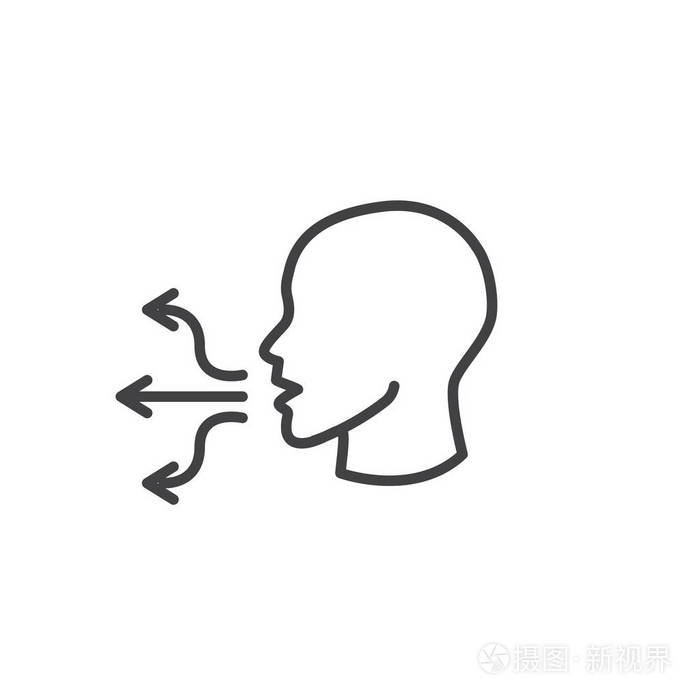 声音和说话的图标与声波形式发出从插画-正版商用图片11igth-摄图新