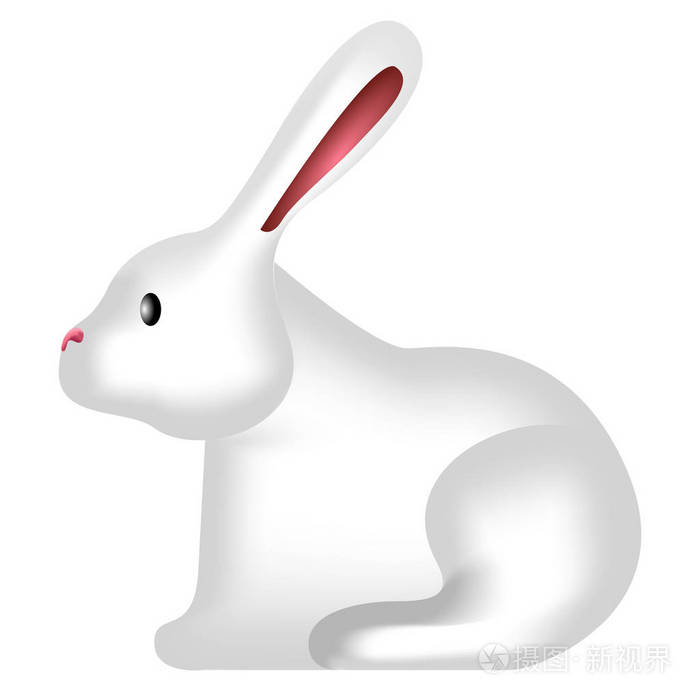 兔子的侧面视图插画-正版商用图片11ihv7-摄图新视界
