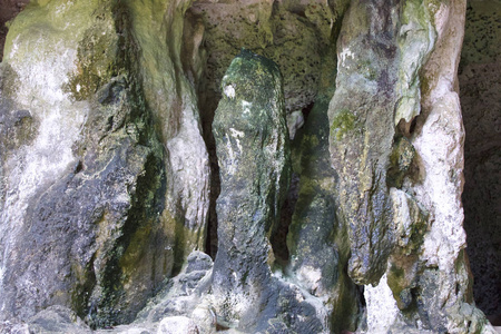 泰国克拉比半岛岩石的细节和形式