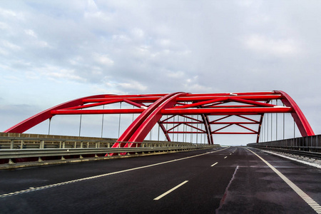 公路道路桥梁的金属框架结构