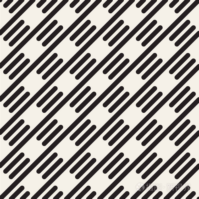 矢量无缝格子图案现代时尚的纹理与格子重复几何网格简单的图形设计