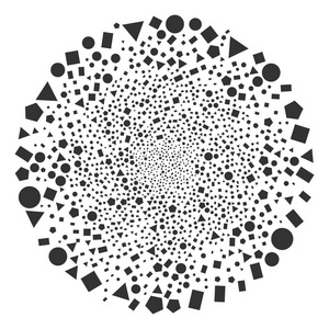 几何图形周期球状簇图片