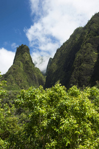 毛伊岛山 Iao 针上升