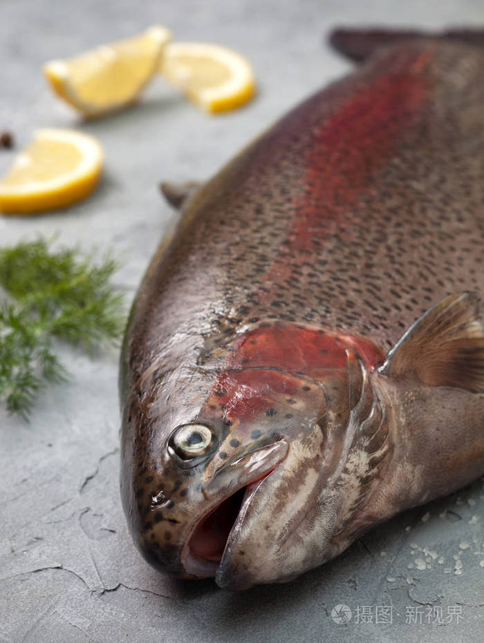 冰鲜虹鳟鱼照片-正版商用图片11jf9m-摄图新视界