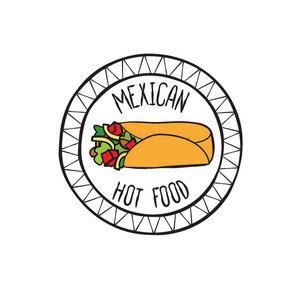 墨西哥卷饼涂鸦图片