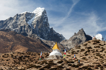 山地风景区徒步 Namche 到 Tengboche