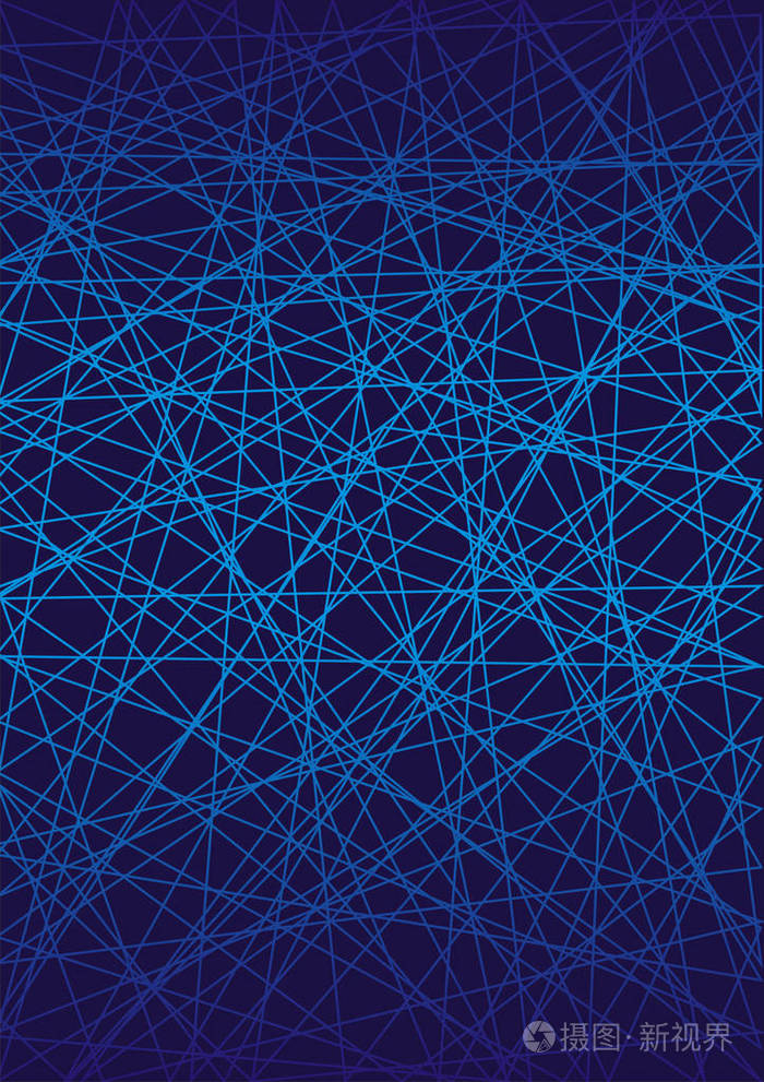 黑色背景上的艺术背景蓝线明亮的颜色纹理艺术矢量图形