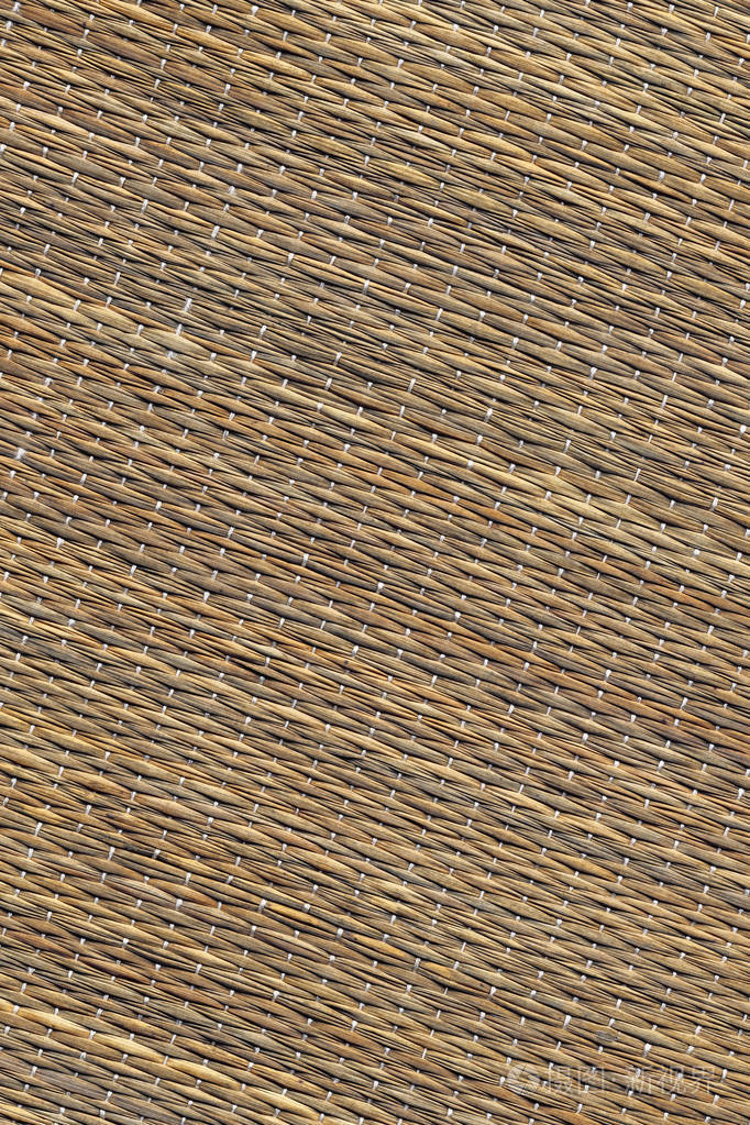 天然棕色编织交错稻草地方垫土气粗 g