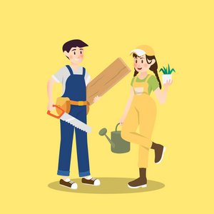 木匠和园丁是对不同的职业