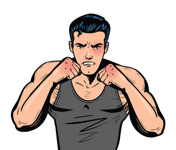 水球球员在游泳池里打架图二人男人和女人在吵架,夫妻打架.