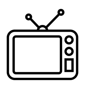 图标猫砂箱白底电视和电视盒垃圾箱猫被包裹在舒适的盒子里猫砂箱液晶