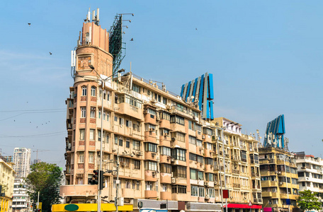 孟买南部 girgaon 区的历史建筑