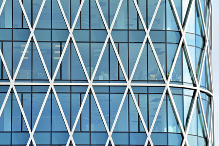 办公楼商业背景玻璃墙照片