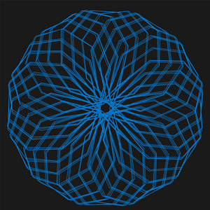 装饰设计的抽象 spirograph 元素