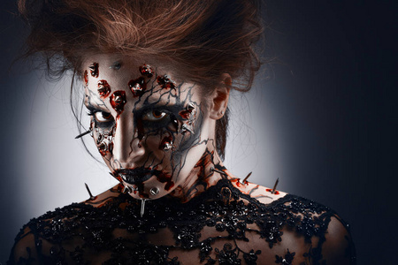 万圣节的伪装图片