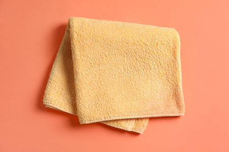 彩色背景清洁毛巾