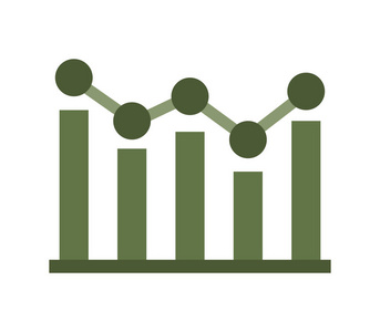 白色背景上的解析图标照片