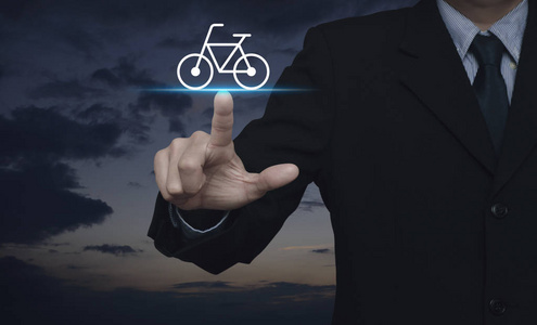 业务服务自行车概念