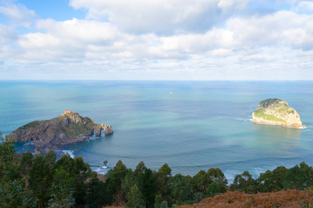 圣胡安 de Gaztelugatxe 景区景观