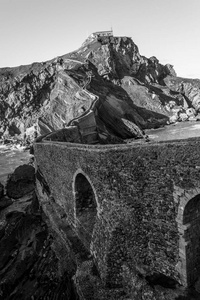 攀登到圣胡安 de Gaztelugatxe