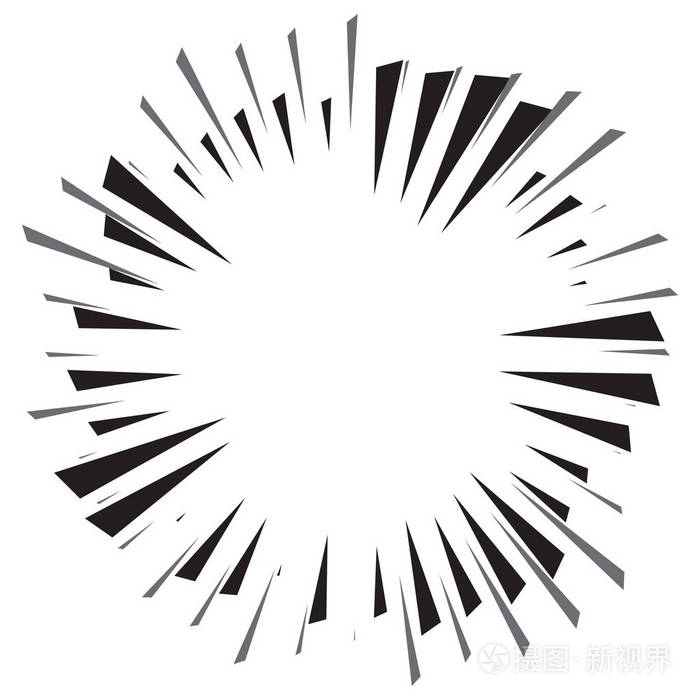 速度线快速运动背景带有线条的漫画矢量插图流行艺术图案