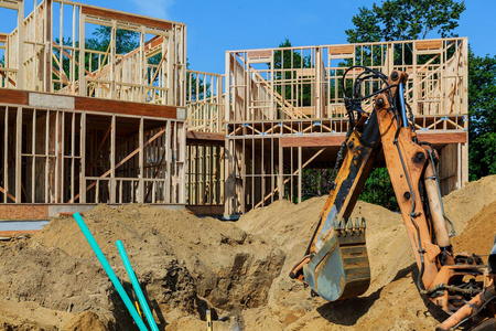 建筑房屋框架基督徒住宅施工