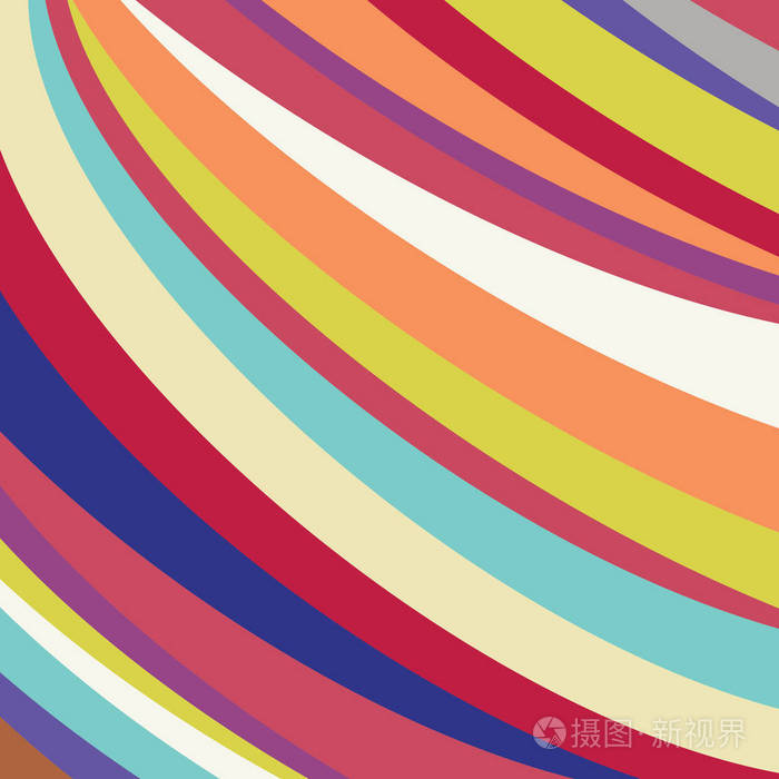 彩色条纹矢量背景