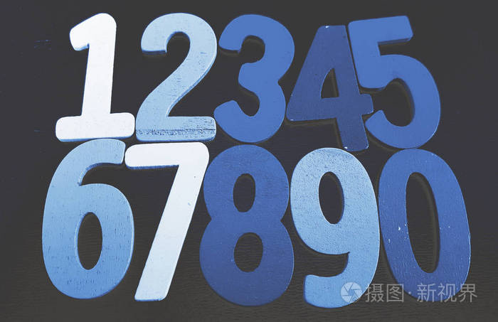 数字的背景从零到九带数字的背景数字纹理