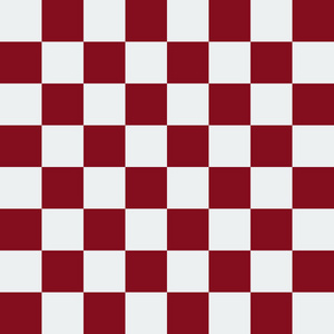 无缝现代棋盘红白图案矢量插图. eps10照片