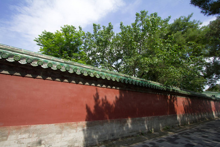 北京天坛的绿化和古建筑图片