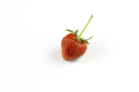 一个开胃的红色草莓